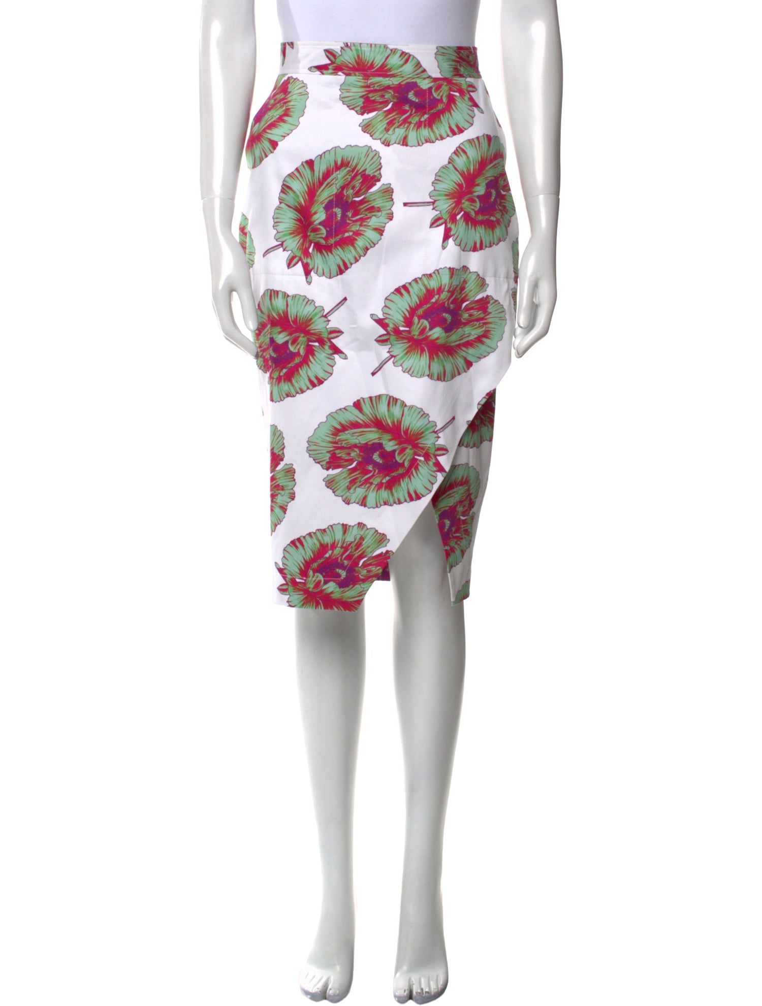 Altuzarra Floral Print Knee-Length Skirt