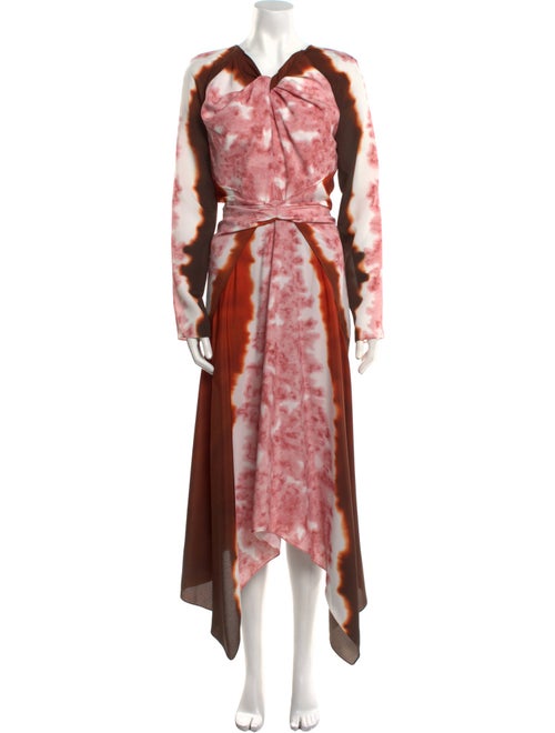 Altuzarra Tie-Dye Print Long Dress