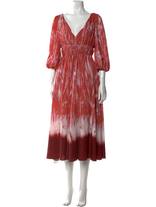 Altuzarra Tie-Dye Print Long Dress