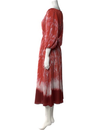 Altuzarra Tie-Dye Print Long Dress