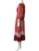 Altuzarra Tie-Dye Print Long Dress