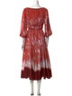 Altuzarra Tie-Dye Print Long Dress