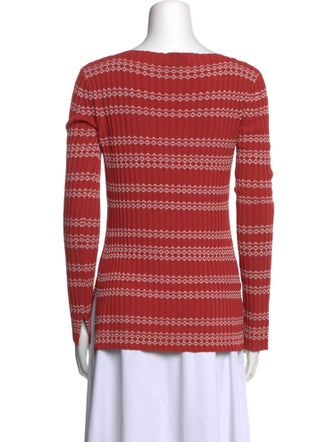 Altuzarra Striped Bateau Neckline Top