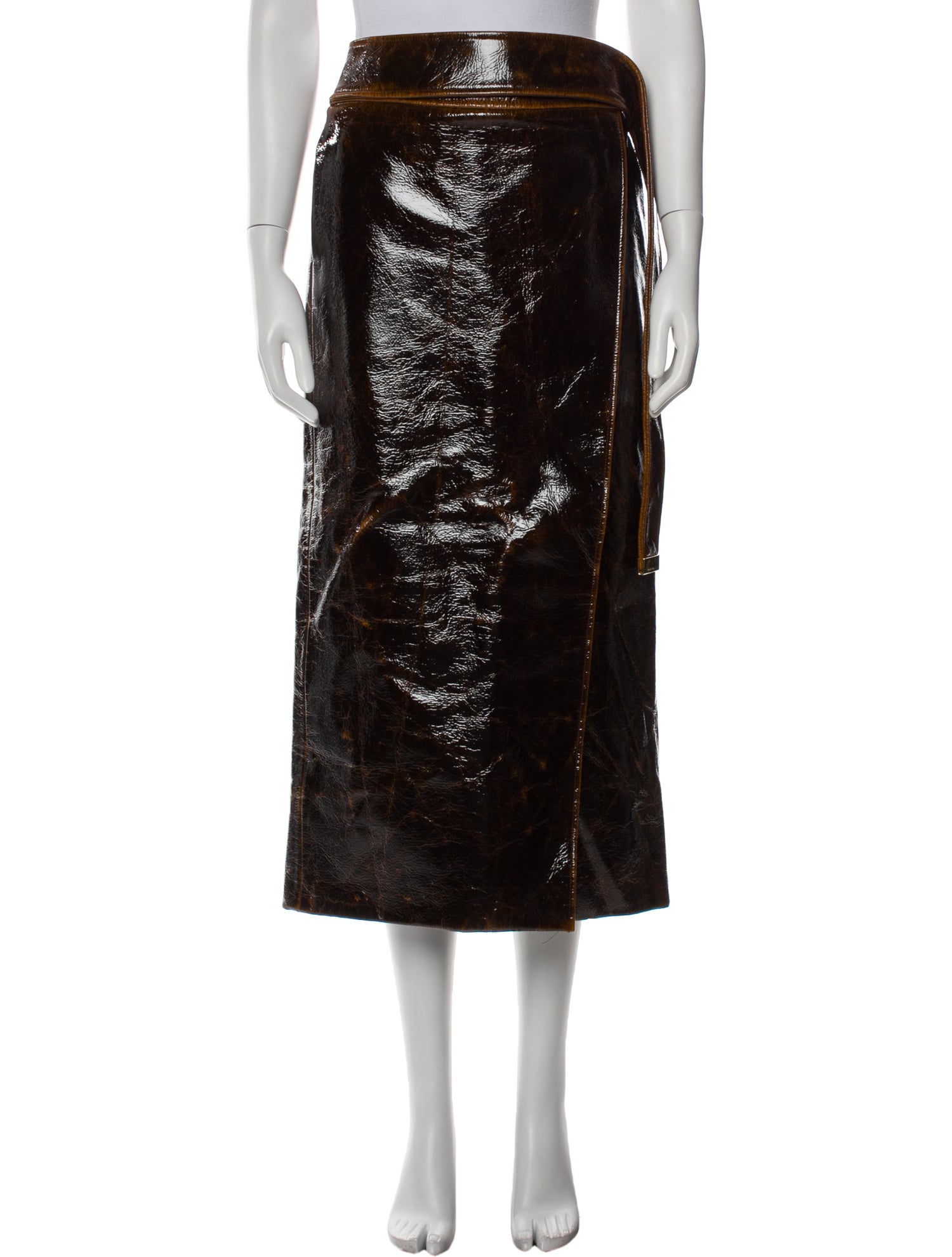 Brandon Maxwell Wool Midi Length Skirt w/ Tags