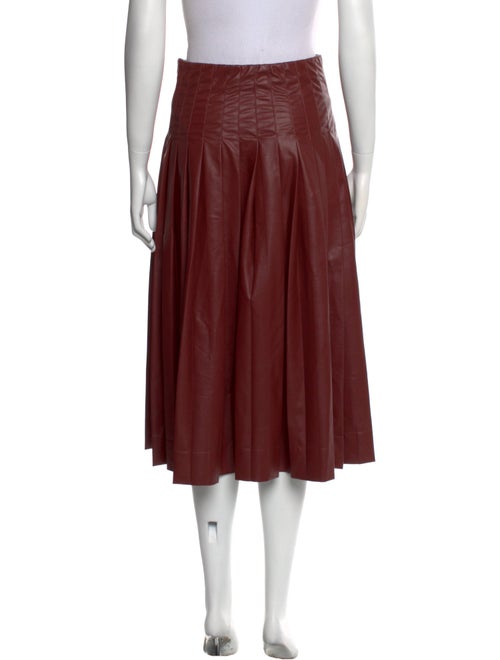 Altuzarra Pleated Accents Midi Length Skirt