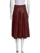 Altuzarra Pleated Accents Midi Length Skirt