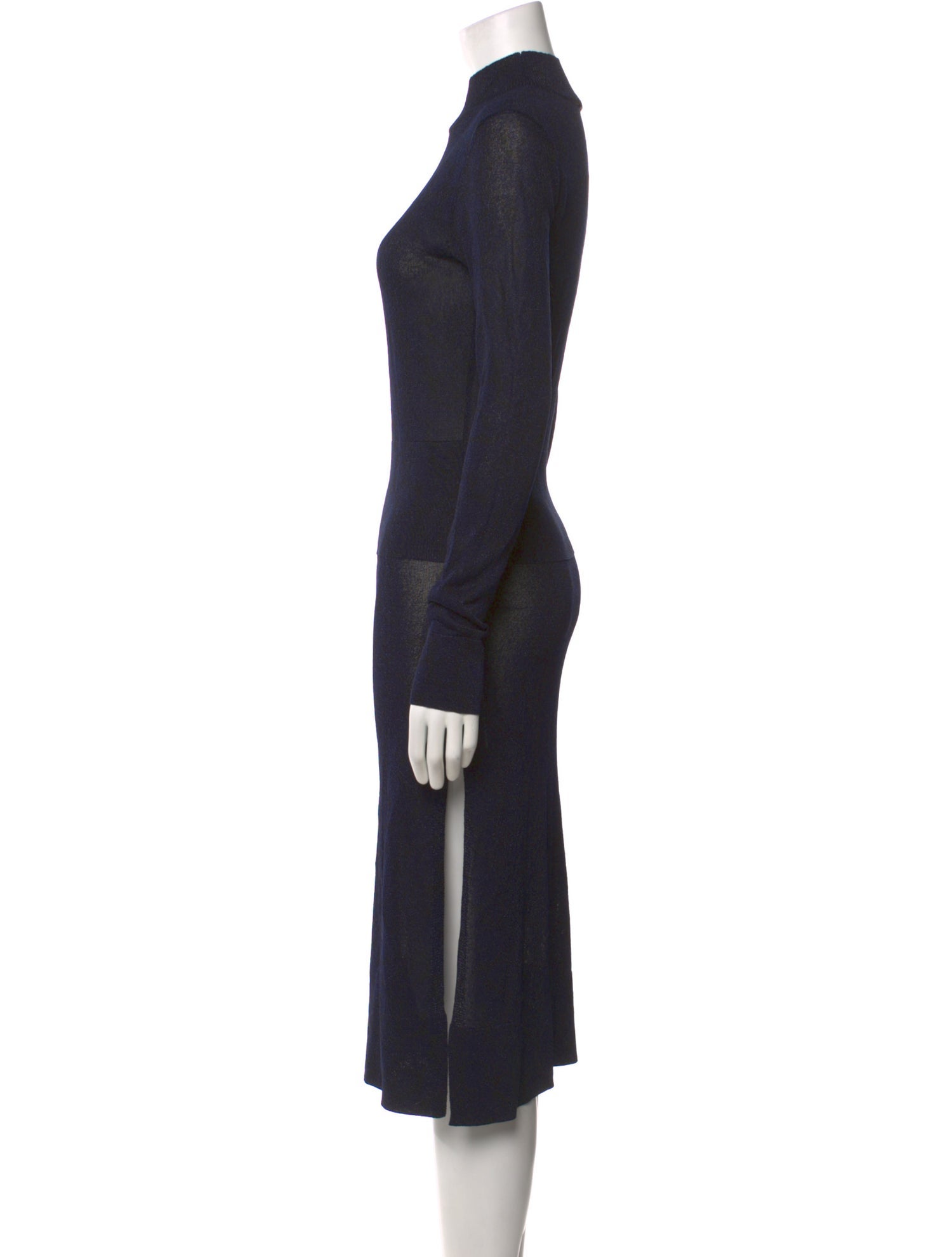 Altuzarra Turtleneck Midi Length Dress