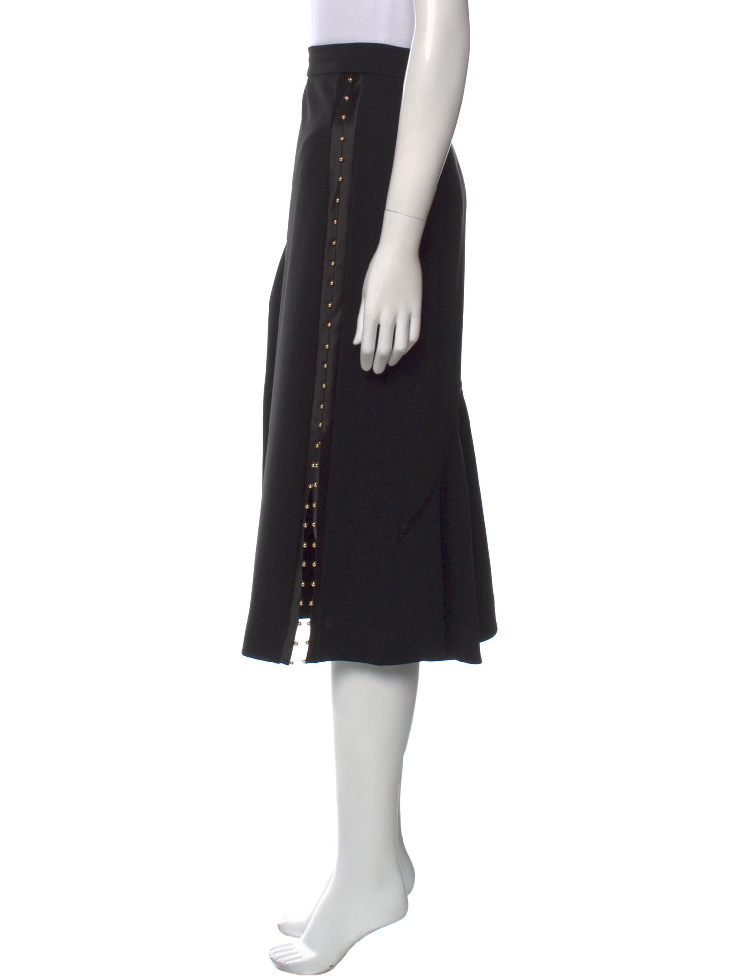 Altuzarra Beaded Accents Midi Length Skirt