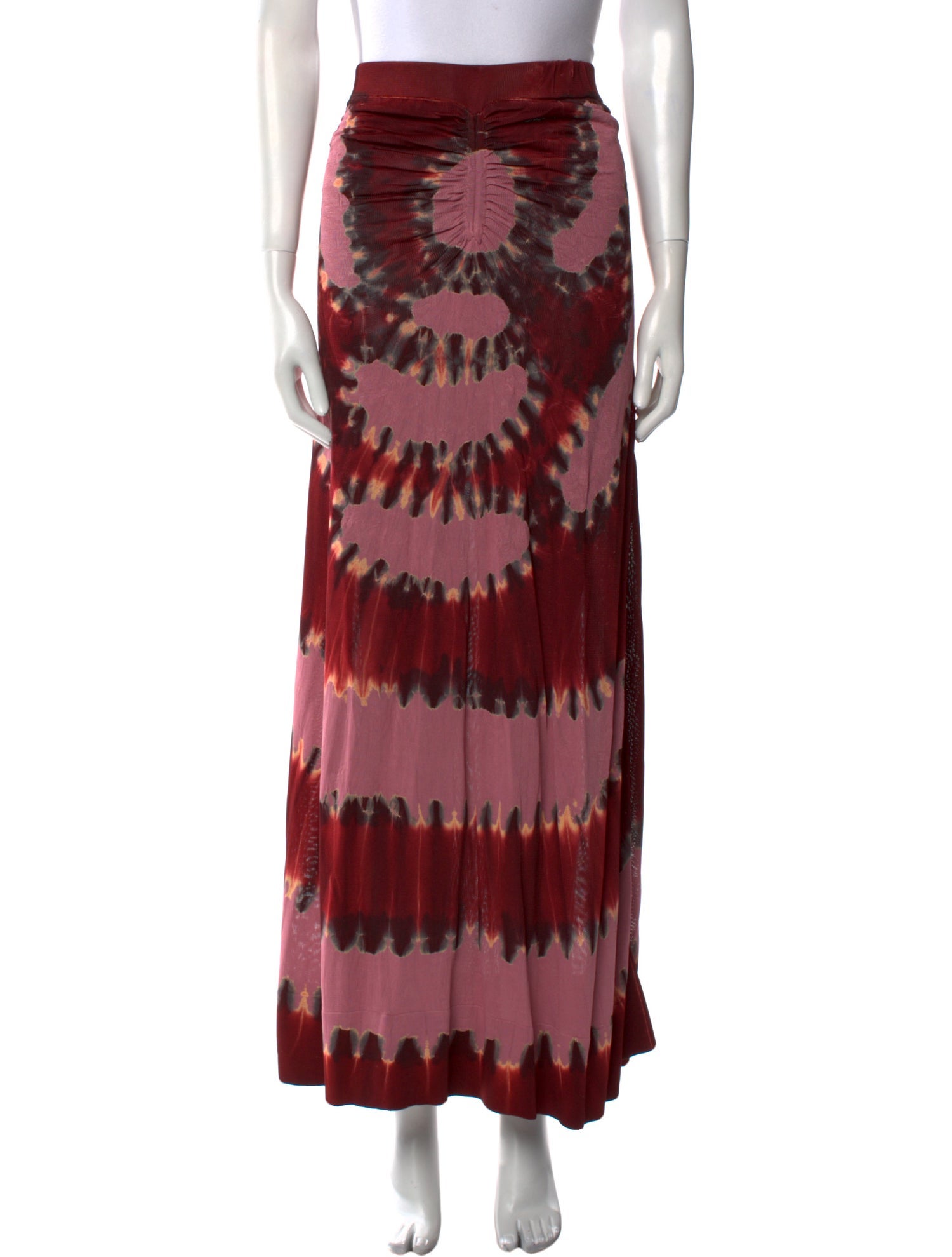 Altuzarra Tie-Dye Print Midi Length Skirt