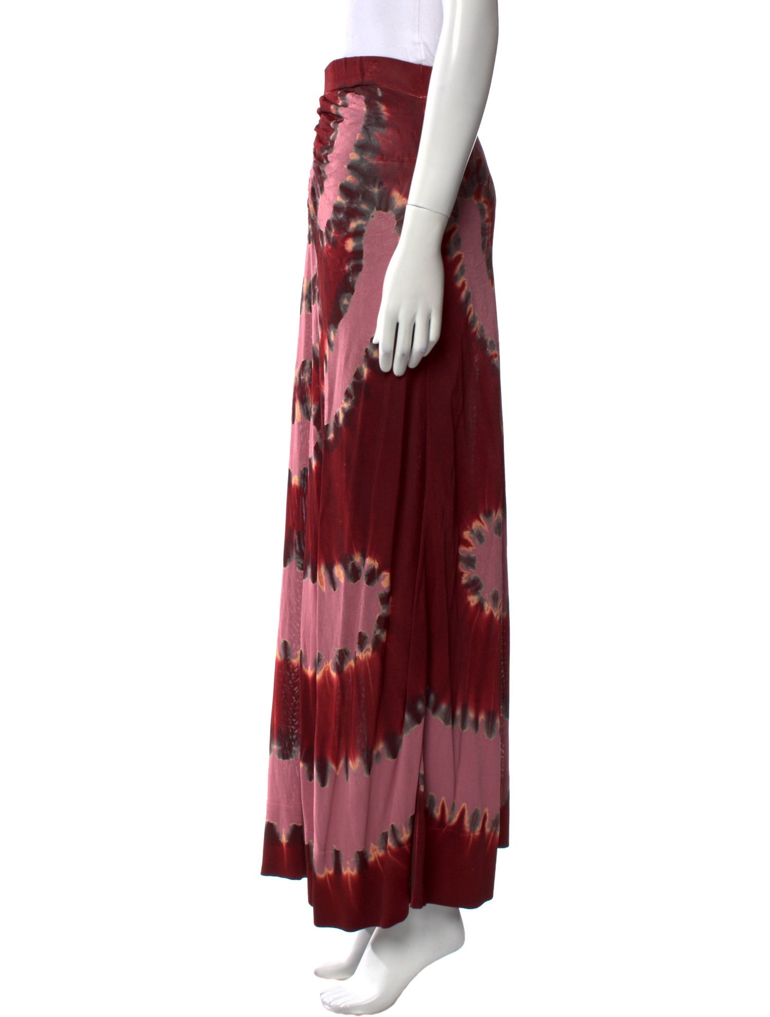 Altuzarra Tie-Dye Print Midi Length Skirt
