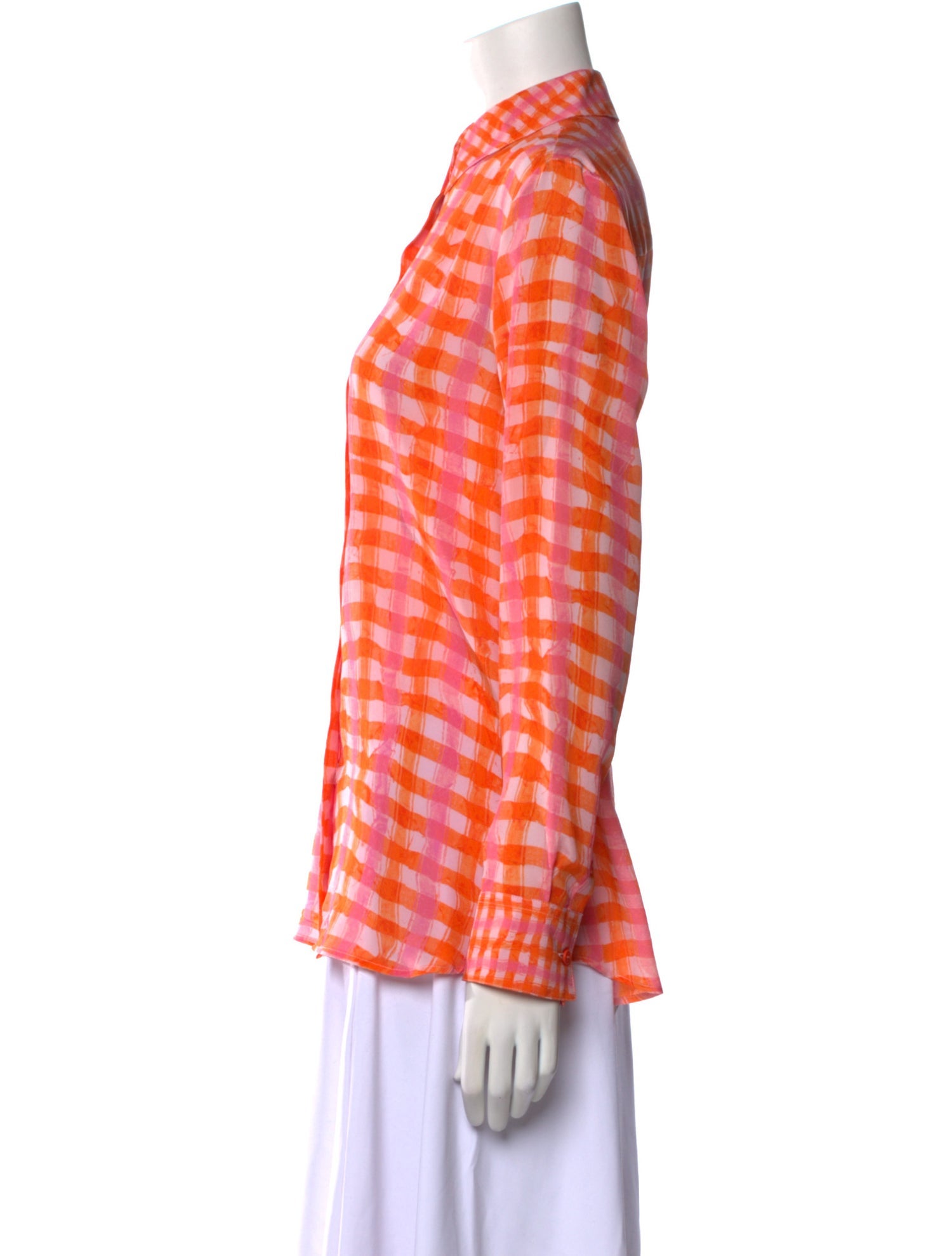 Altuzarra Silk Printed Button-Up Top