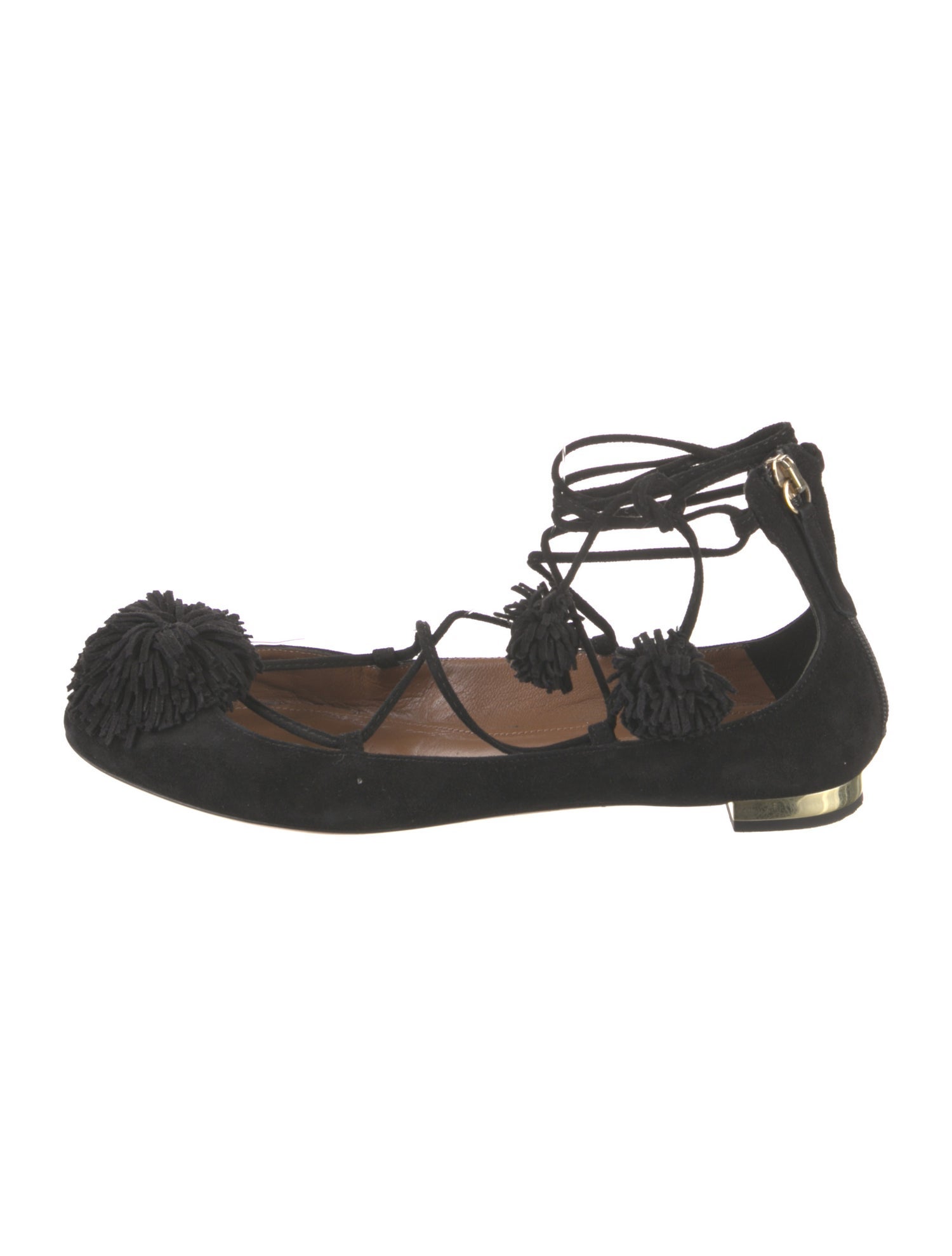 Altuzarra Suede Ballet Flats