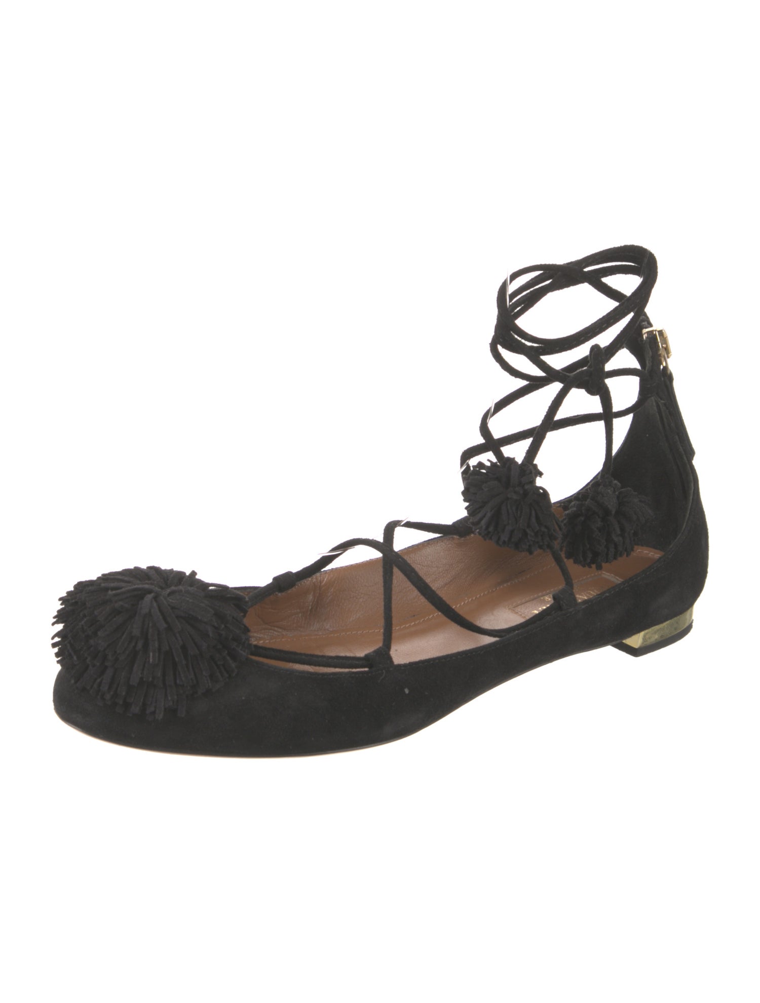Altuzarra Suede Ballet Flats