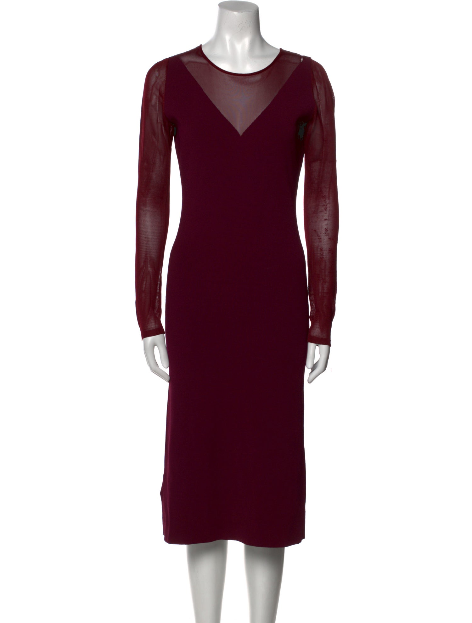 Altuzarra Crew Neck Midi Length Dress