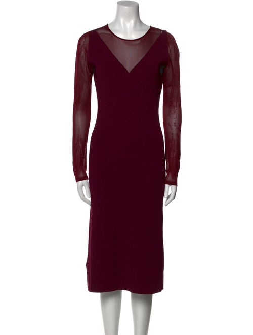 Altuzarra Crew Neck Midi Length Dress
