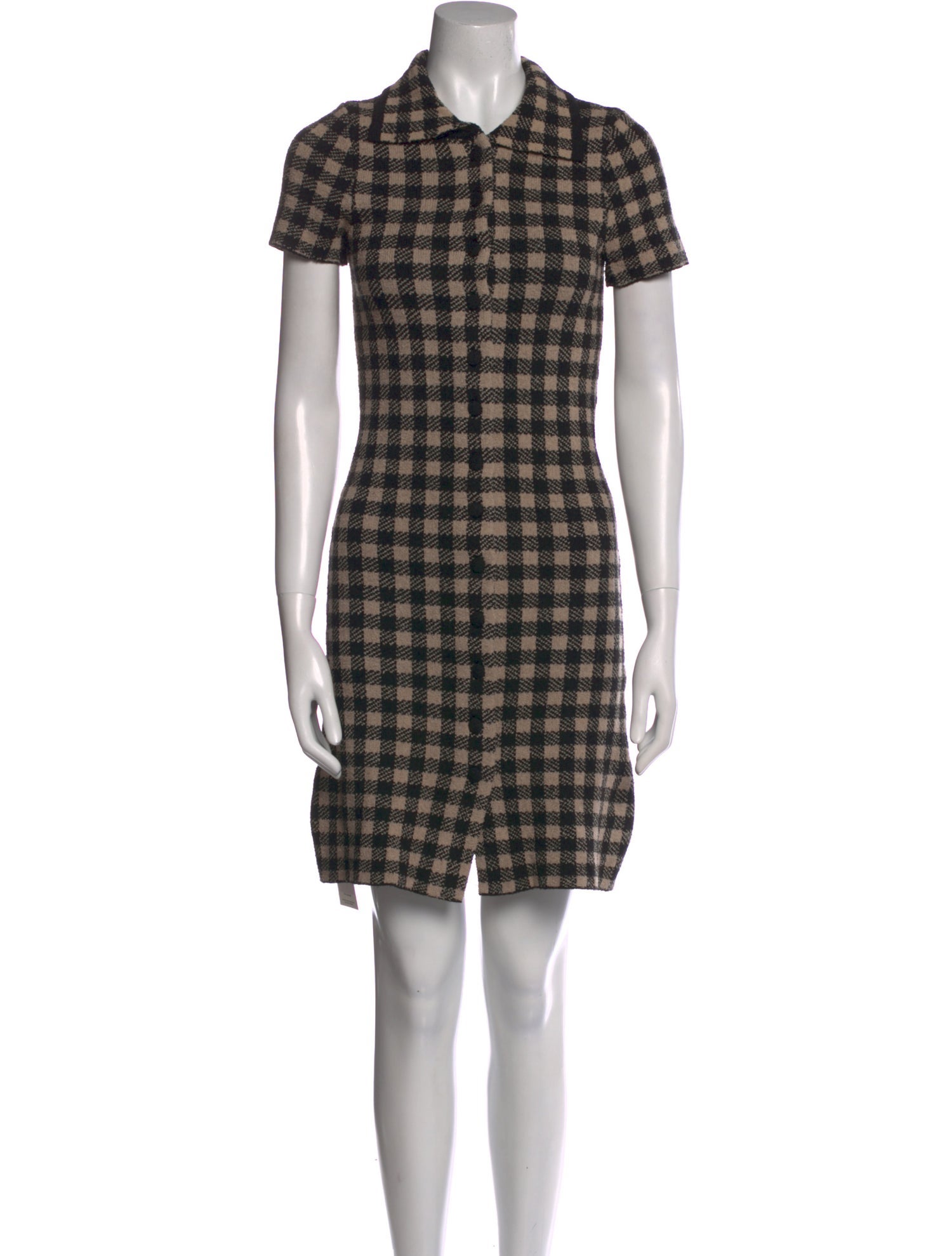 Altuzarra Plaid Print Knee-Length Dress