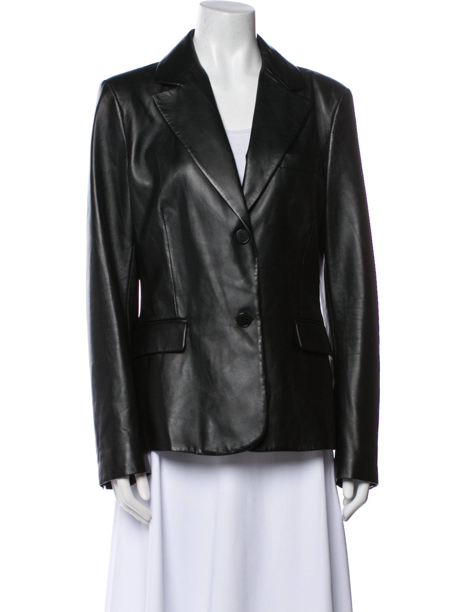 Altuzarra Lamb Leather Blazer