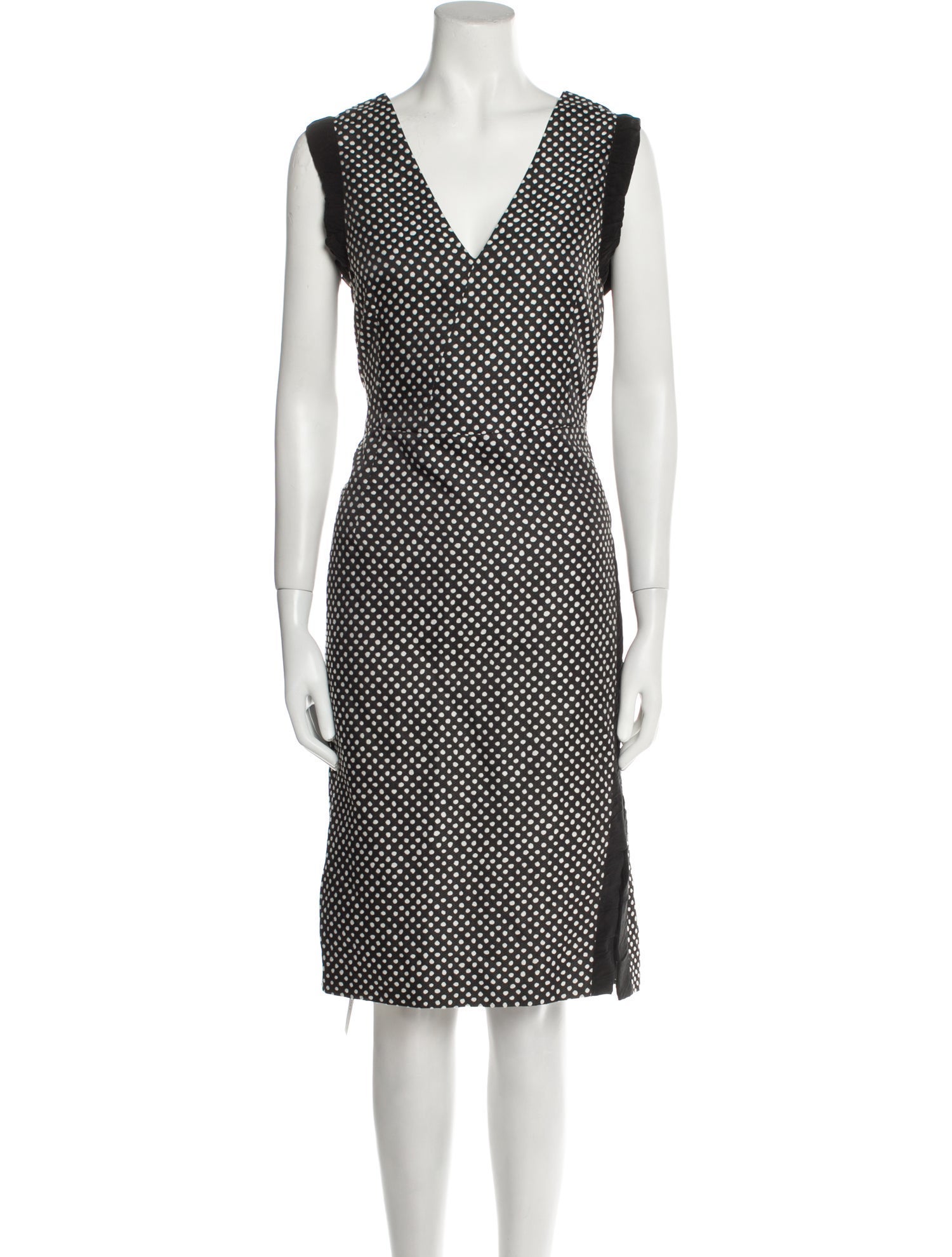 Altuzarra Polka Dot Print Knee-Length Dress