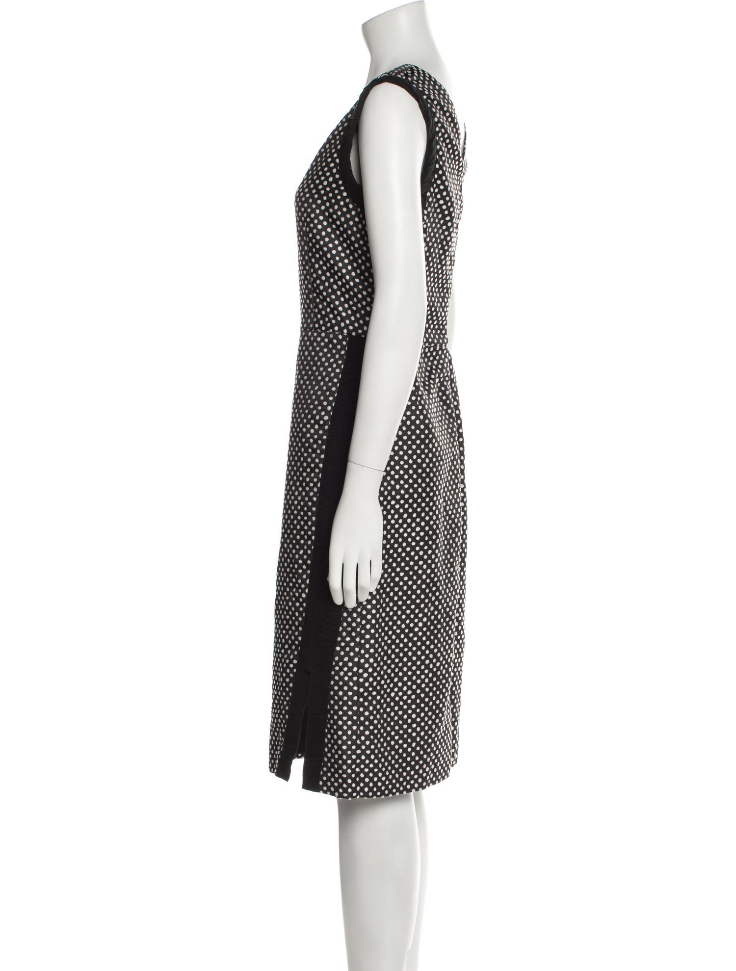 Altuzarra Polka Dot Print Knee-Length Dress