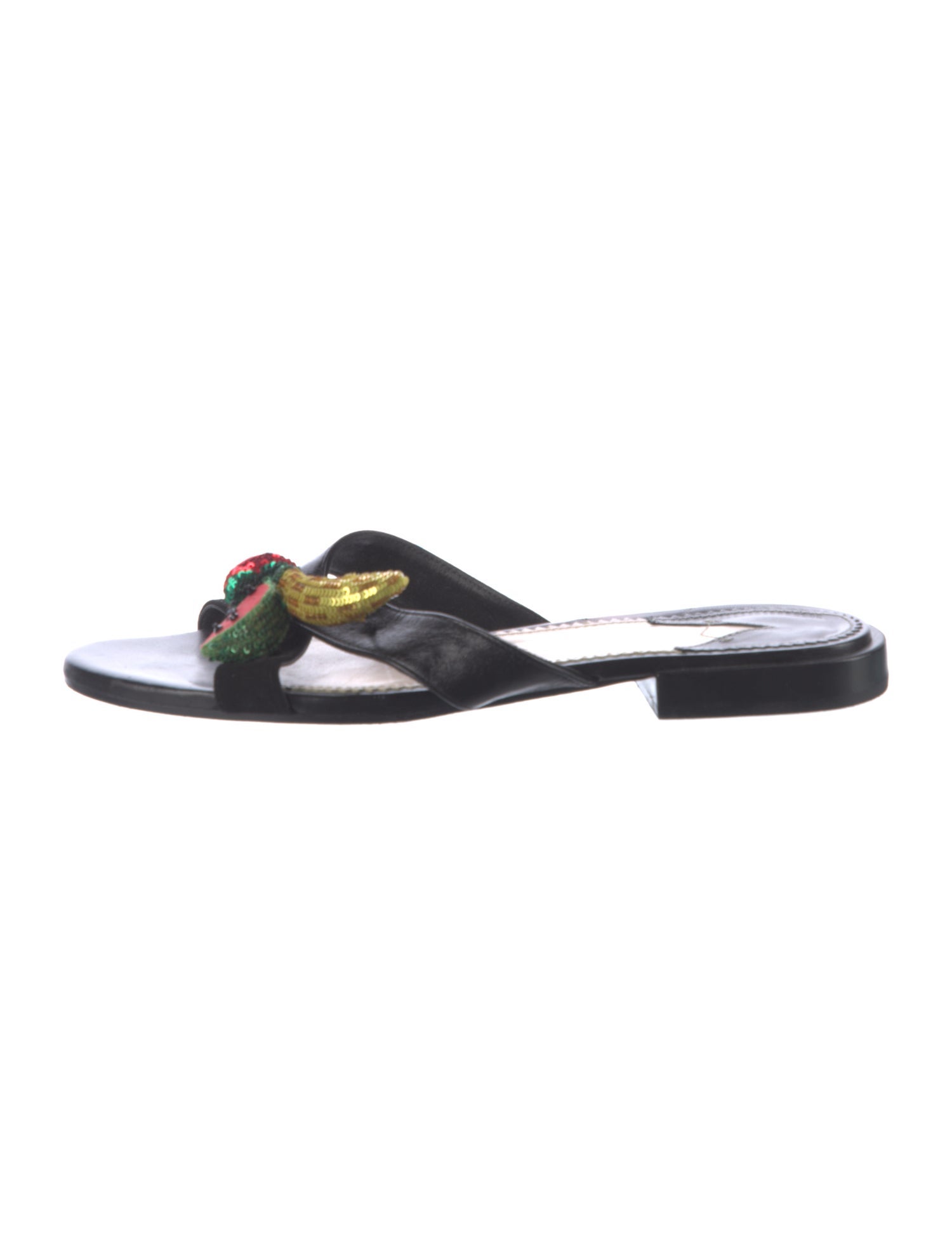 Altuzarra Leather Slides