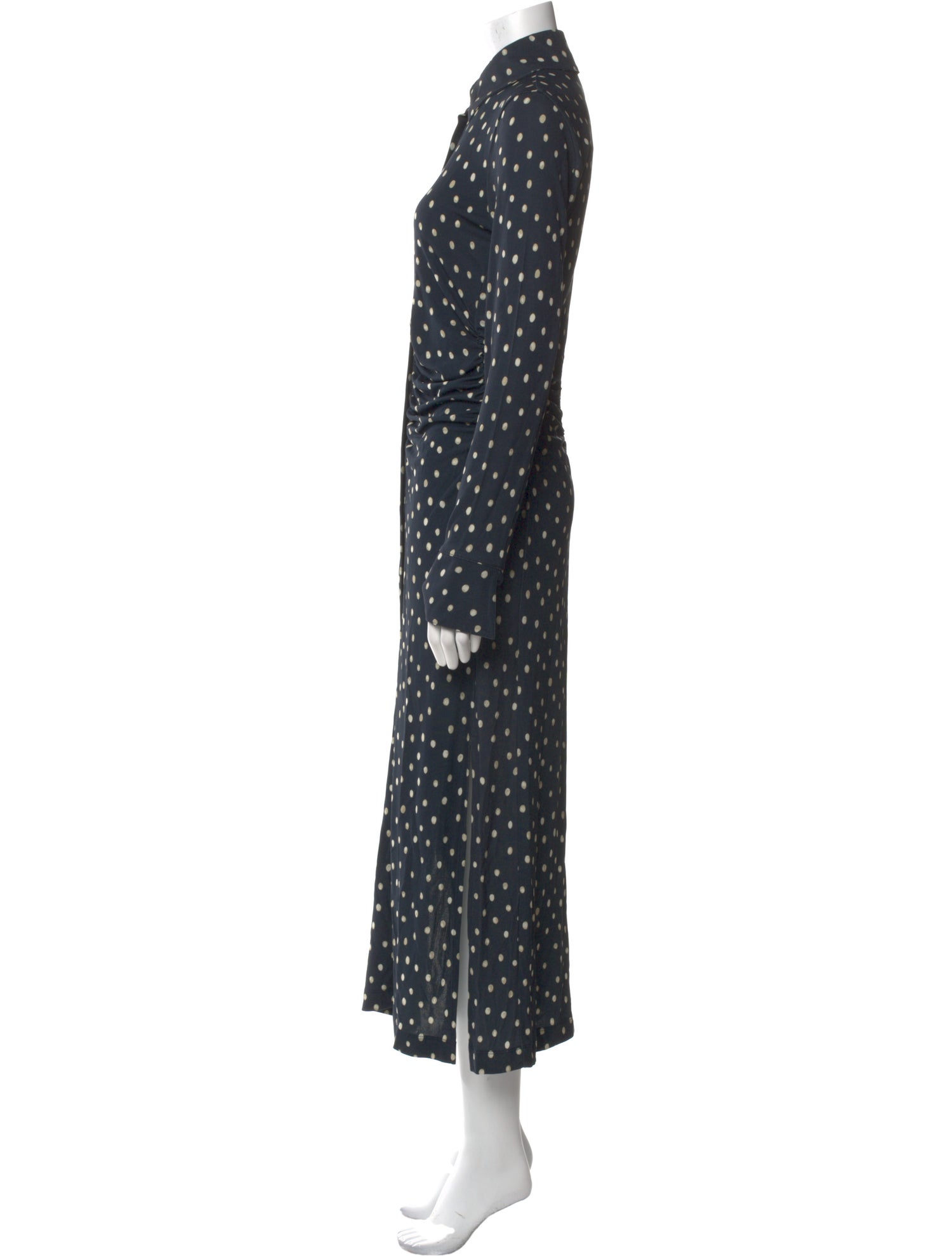 Altuzarra Polka Dot Print Long Dress