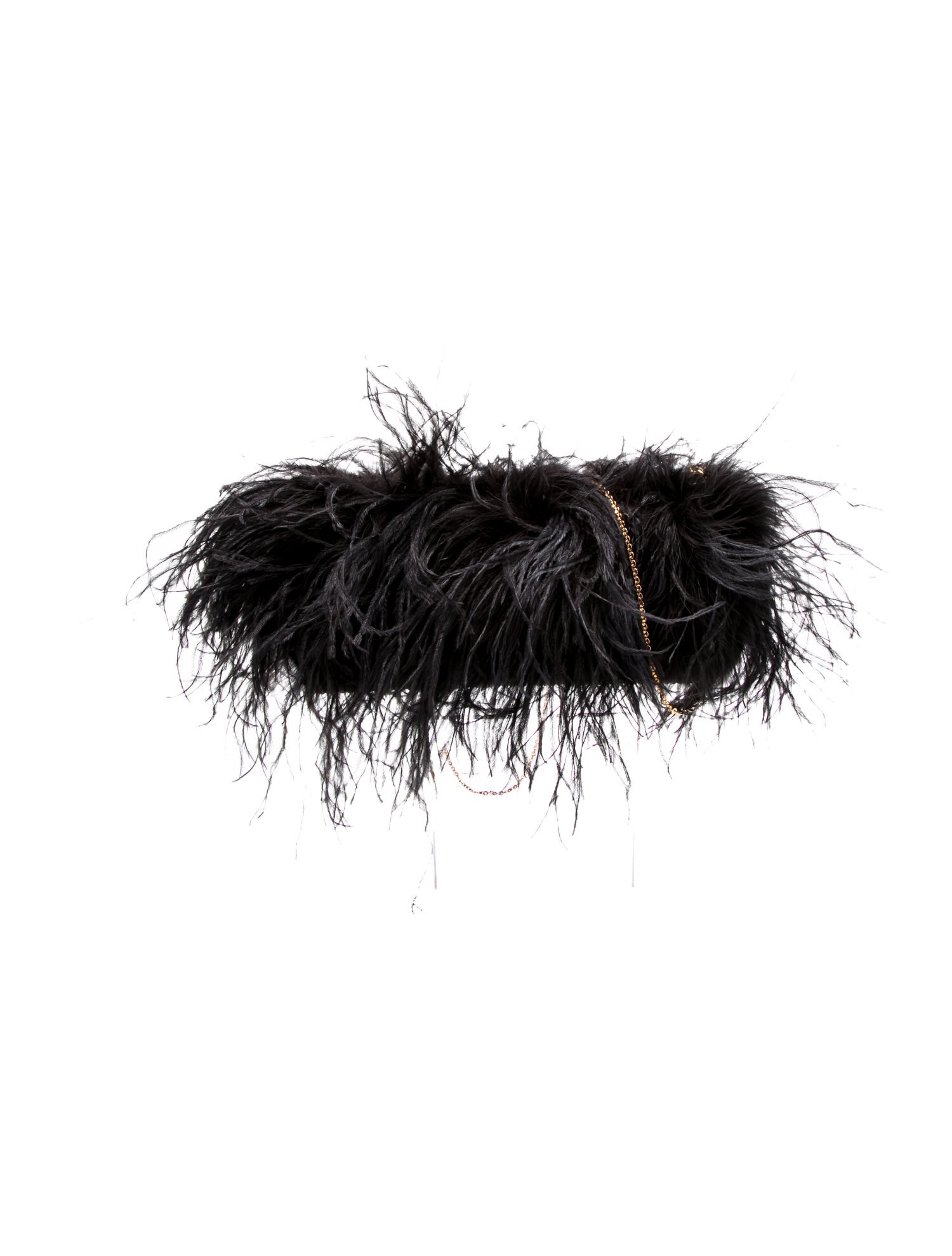 Altuzarra Ostrich Feather Shoulder Bag