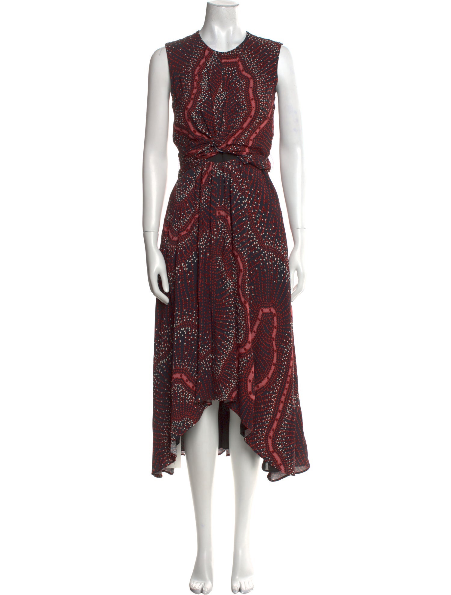 Altuzarra Printed Midi Length Dress
