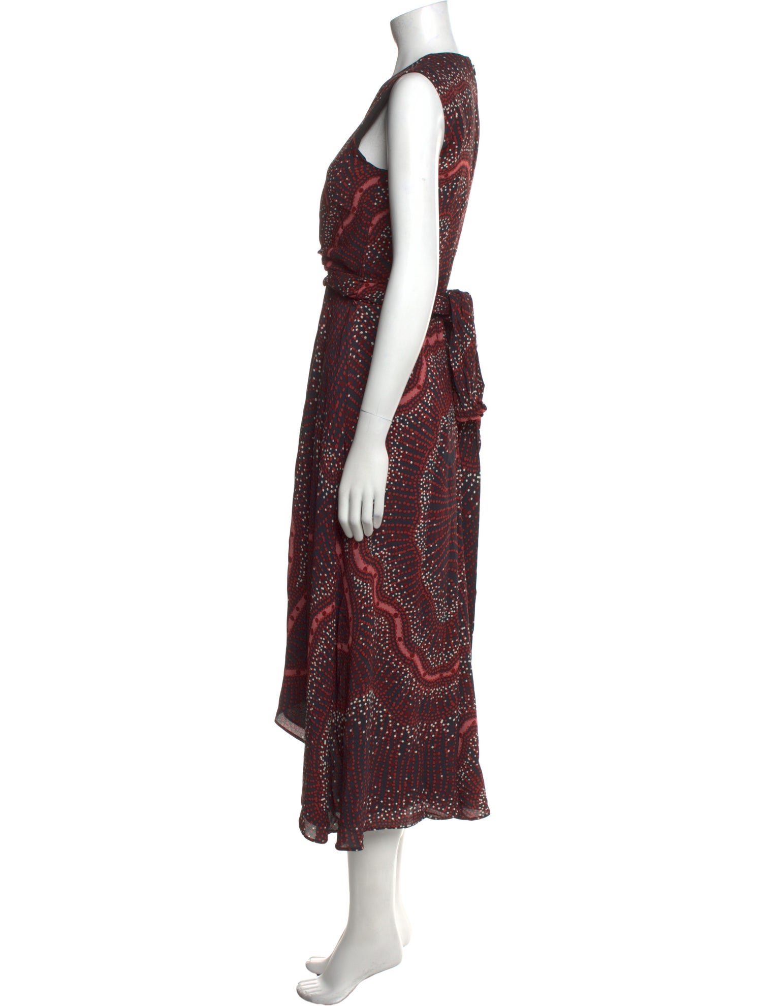 Altuzarra Printed Midi Length Dress