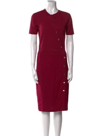 Altuzarra Crew Neck Midi Length Dress