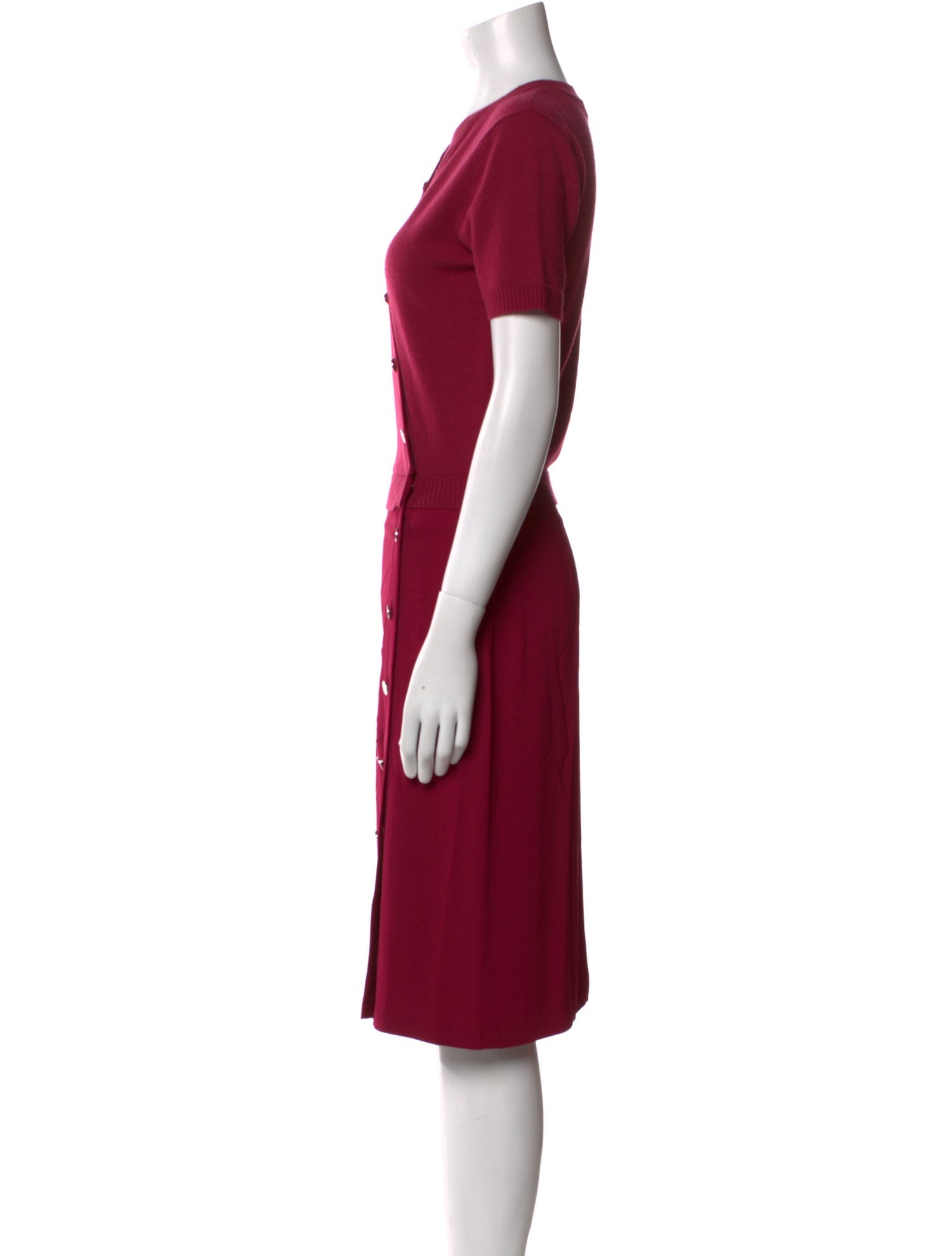 Altuzarra Crew Neck Midi Length Dress