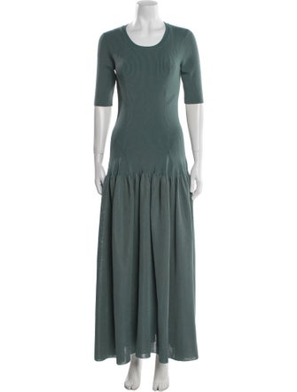 Altuzarra Scoop Neck Long Dress