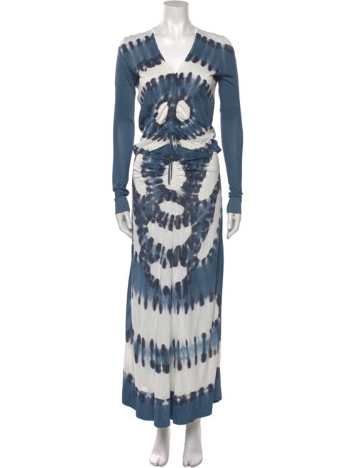 Altuzarra Tie-Dye Print Long Dress