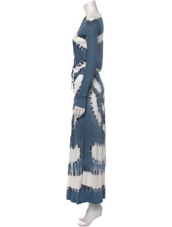 Altuzarra Tie-Dye Print Long Dress