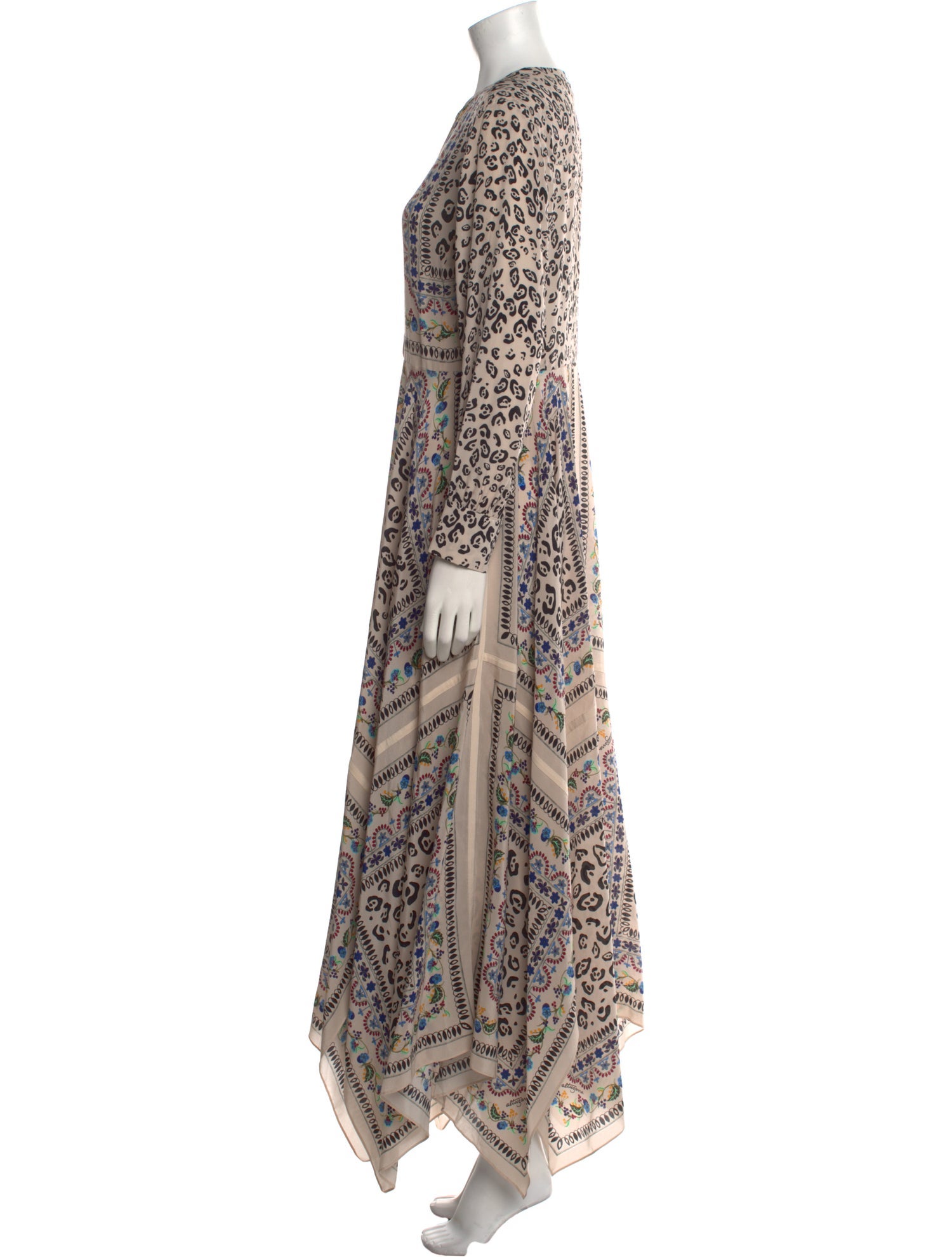 Altuzarra Paisley Print Long Dress
