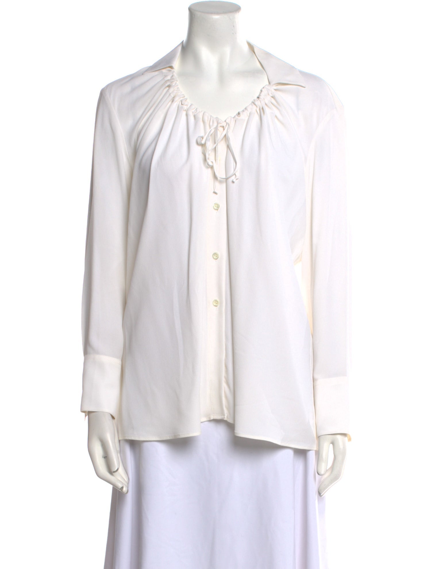 Altuzarra Long Sleeve Button-Up Top