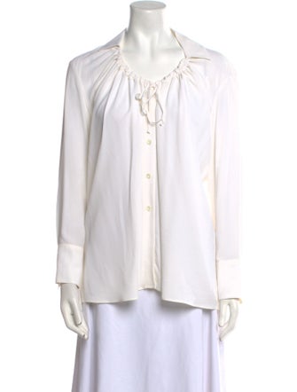 Altuzarra Long Sleeve Button-Up Top