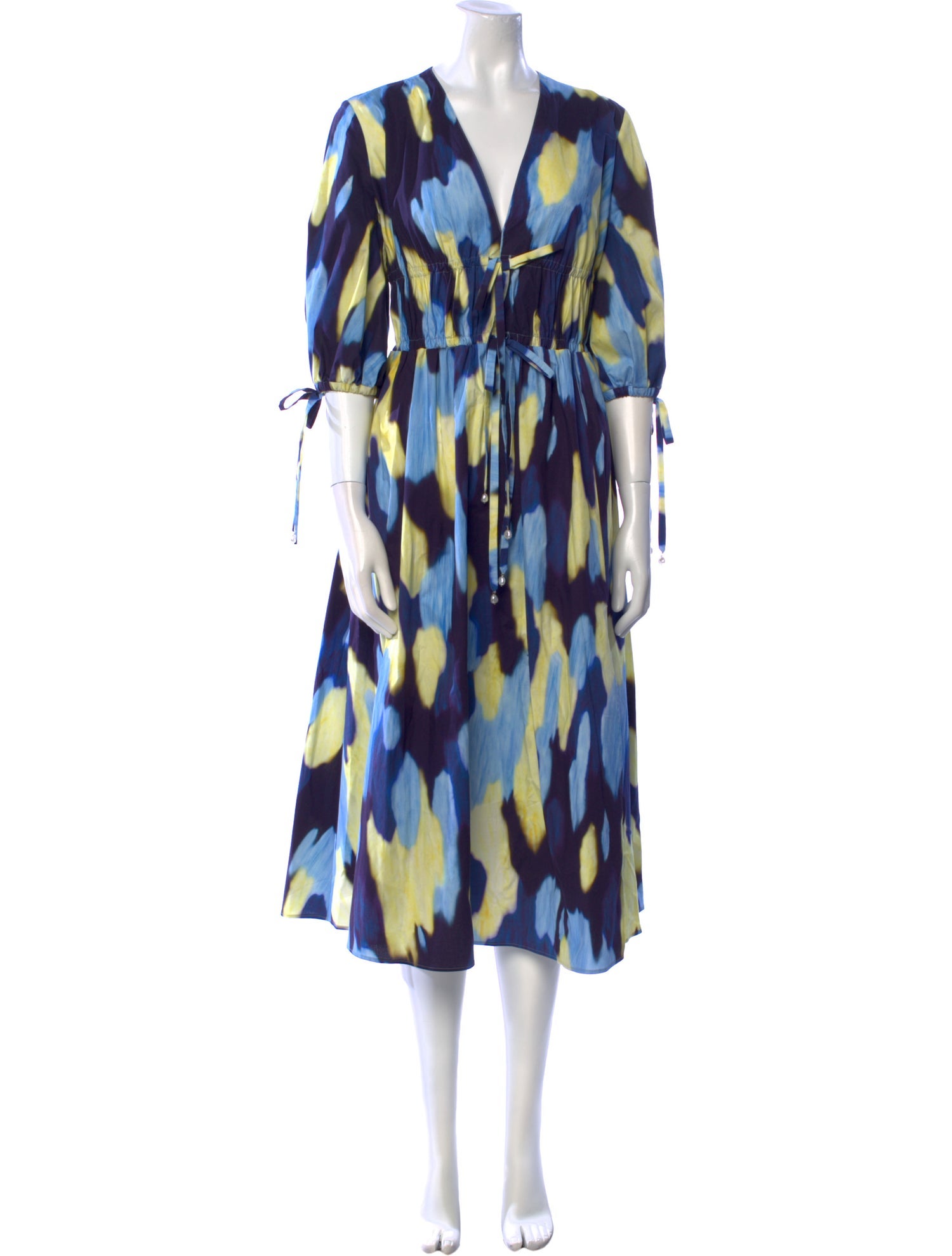 Altuzarra Printed Midi Length Dress