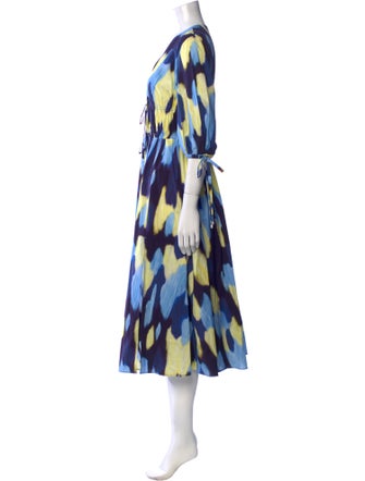 Altuzarra Printed Midi Length Dress