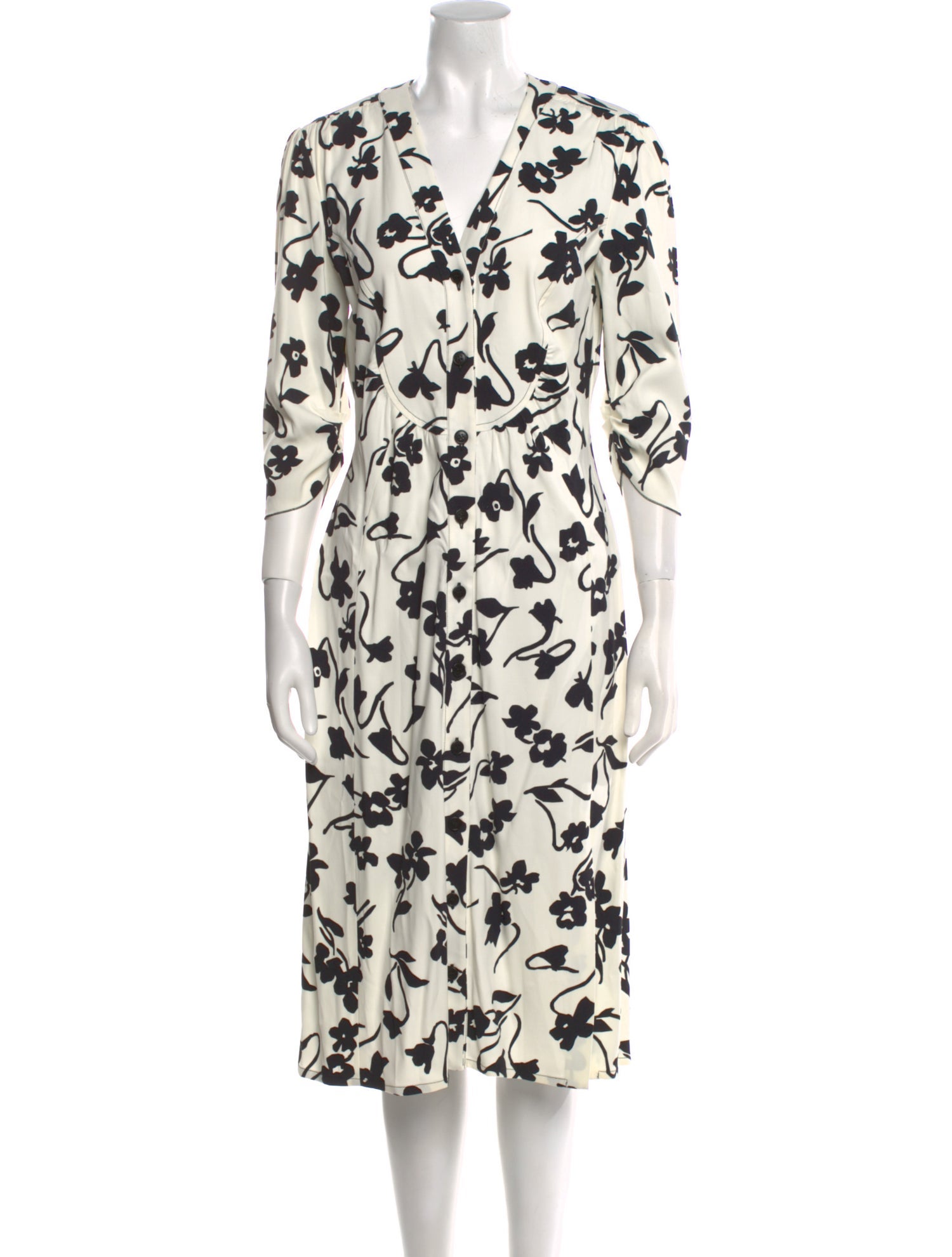 Altuzarra Printed Midi Length Dress