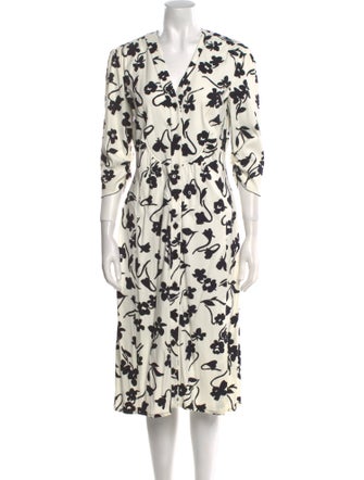 Altuzarra Printed Midi Length Dress