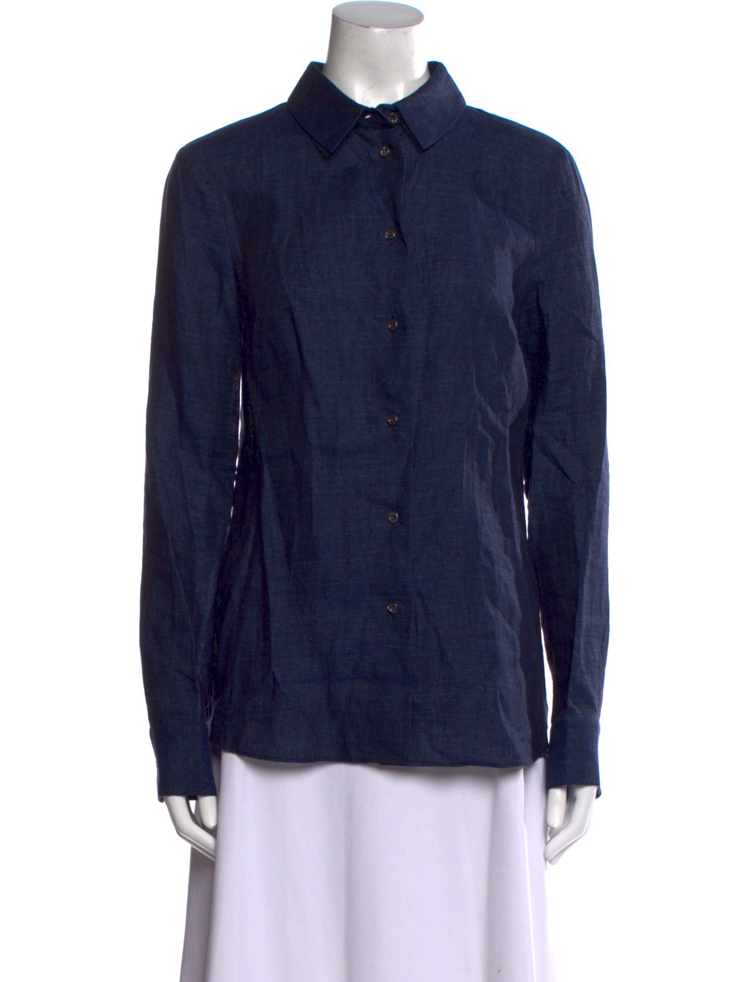 Altuzarra Linen Long Sleeve Button-Up Top w/ Tags