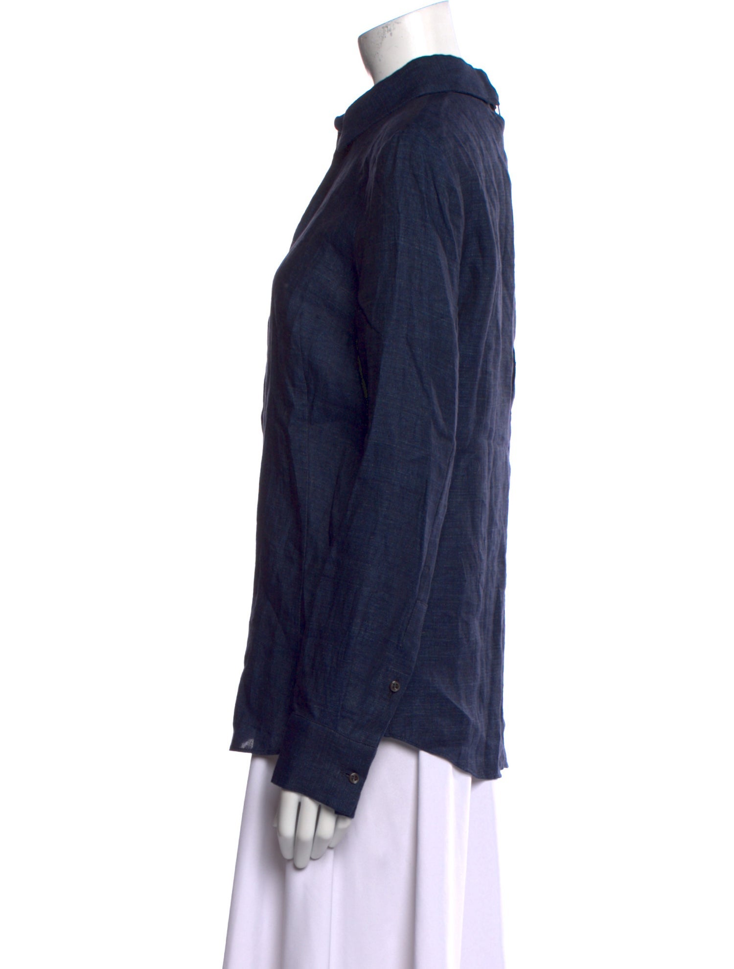 Altuzarra Linen Long Sleeve Button-Up Top w/ Tags