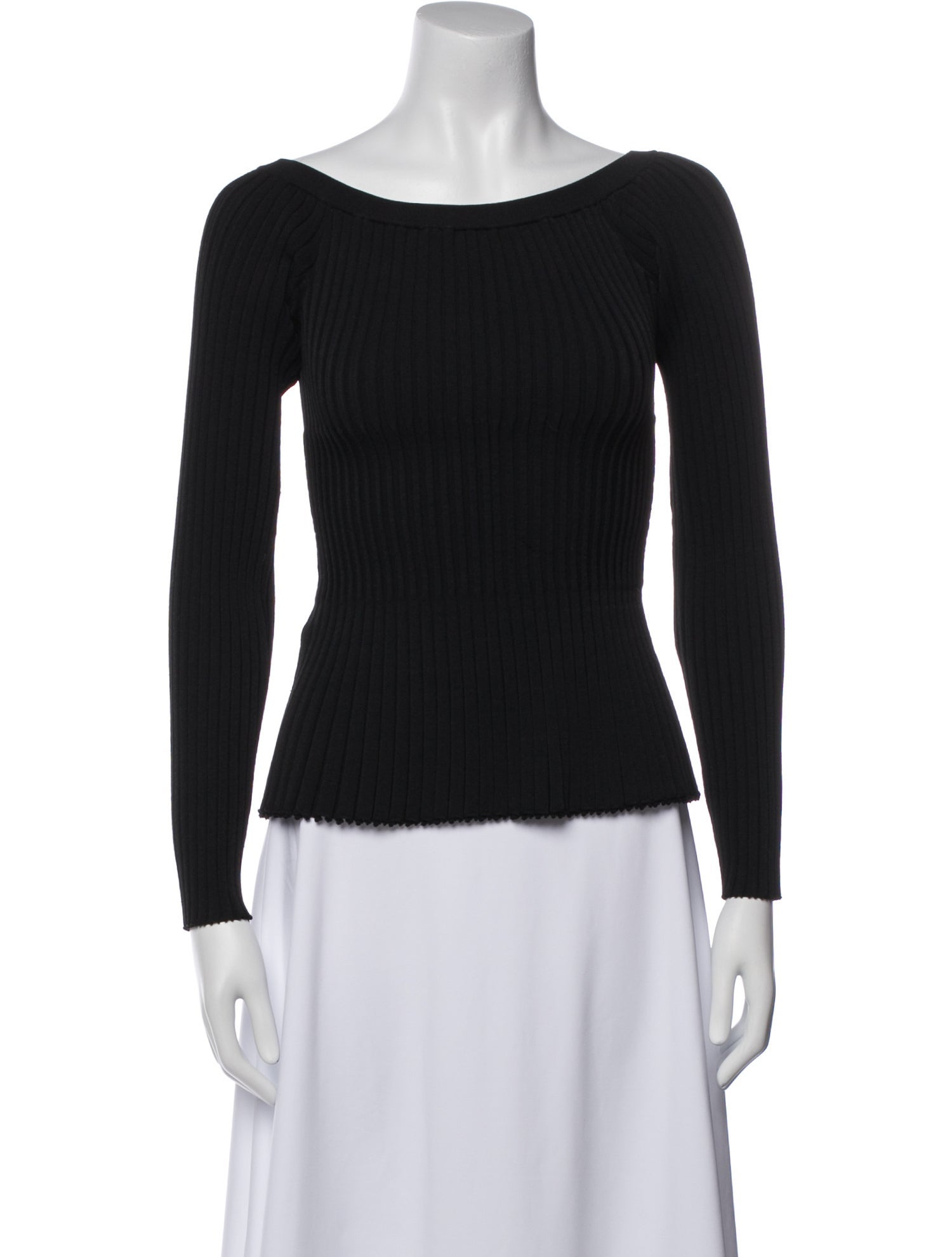 Altuzarra Bateau Neckline Long Sleeve Top
