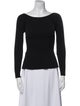 Altuzarra Bateau Neckline Long Sleeve Top