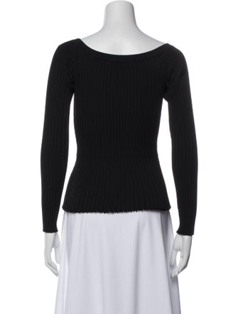 Altuzarra Bateau Neckline Long Sleeve Top