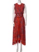 Altuzarra Printed Long Dress