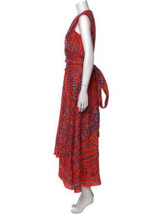 Altuzarra Printed Long Dress