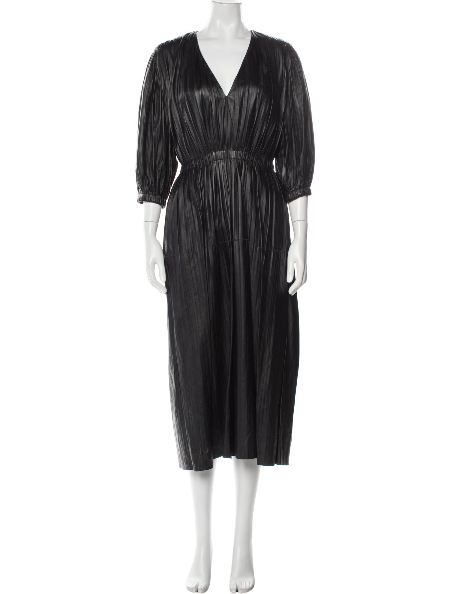 Altuzarra Lamb Leather Long Dress