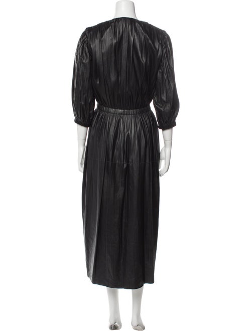 Altuzarra Lamb Leather Long Dress