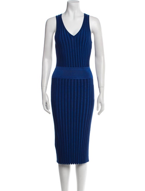 Altuzarra Striped Midi Length Dress